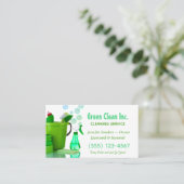 Environment Friendly Green Cleaning Supplies Business Card | Zazzle