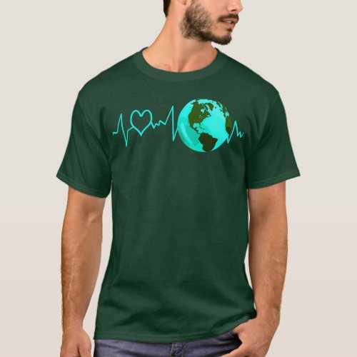 Environmental Activist Heart Recycling Climate Cha T_Shirt