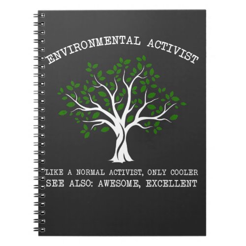 Environmental Activist Nature conservation Earth Notebook