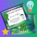 environmental award school certificate reward<br><div class="desc">Given to students who actively engage in environmentally friendly practices and promote sustainability.</div>
