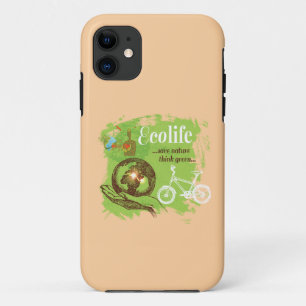 Environmental Awareness Design for Nature Lovers iPhone 11 Case