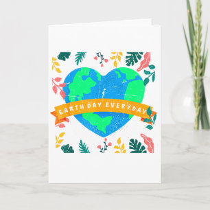 Environmental Awareness Earth Day Everyday Heart E Card
