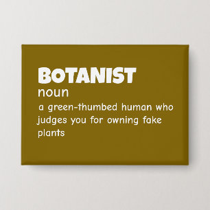 Environmental Botanist Definition Button