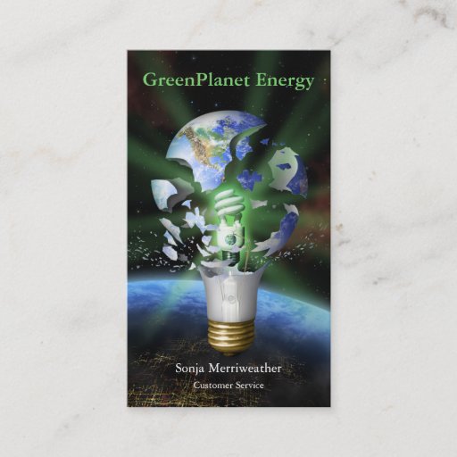 Customizable Environmental Business Card