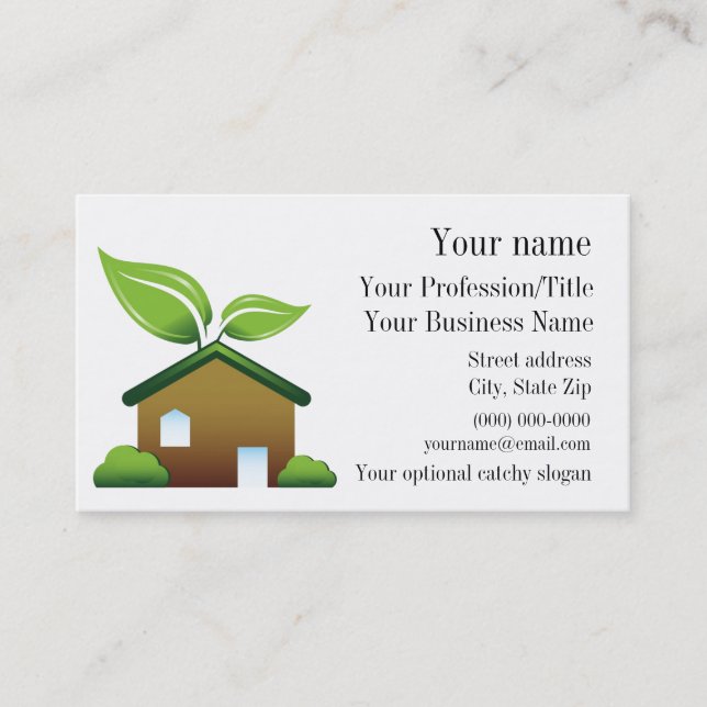 Environmental Design Business Card (Front)