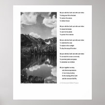 Environmental Earth Day inspirational poster