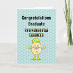 Environmental Eggineer Engineer Graduation Card