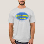 Environmental Engineer Blue Oval T-Shirt