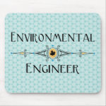 Environmental Engineer Decorative Line Mouse Pad