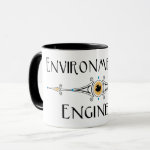 Environmental Engineer Decorative Line Mug