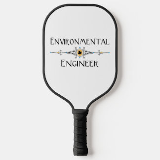Environmental Engineer Decorative Line Pickleball Paddle