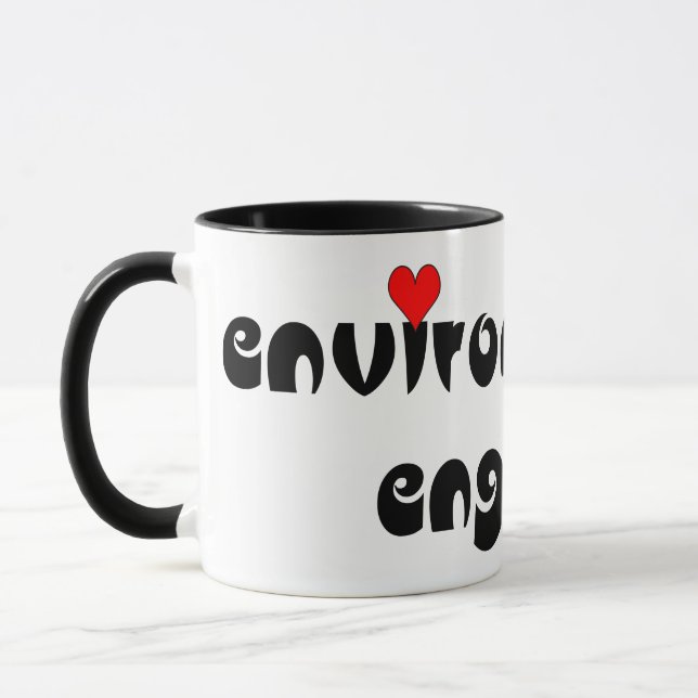 Environmental Engineer Heart Mug (Left)