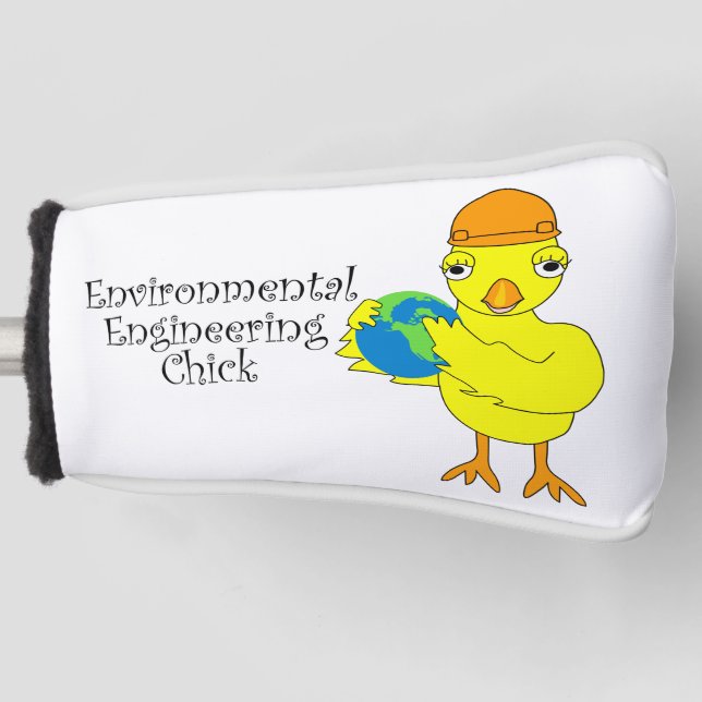 Environmental Engineering Chick Golf Head Cover (Front)
