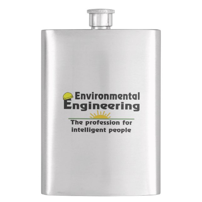 Environmental Engineering Genius Flask (Front)