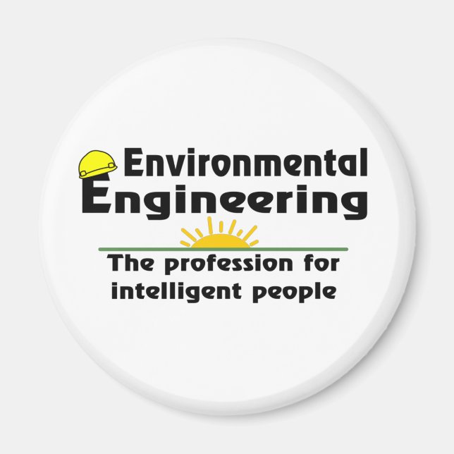 Environmental Engineering Genius Magnet (Front)