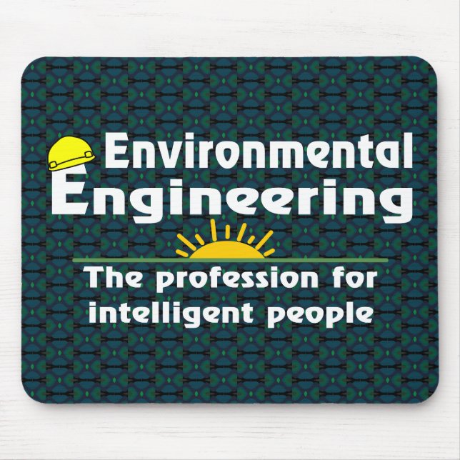 Environmental Engineering Genius Mouse Pad (Front)