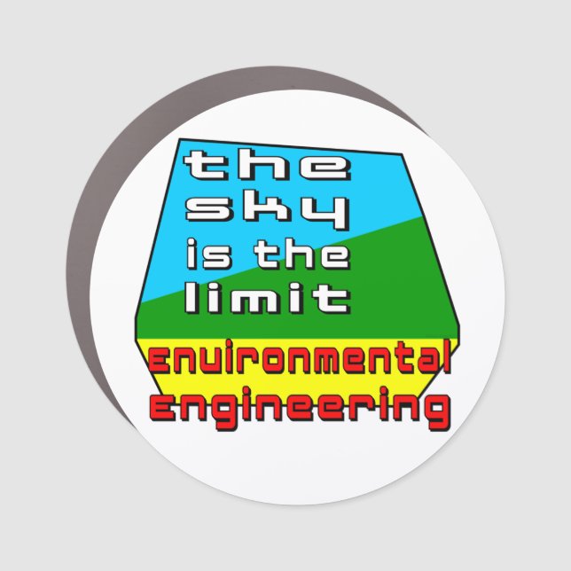 Environmental Engineering Limit Car Magnet (Front)