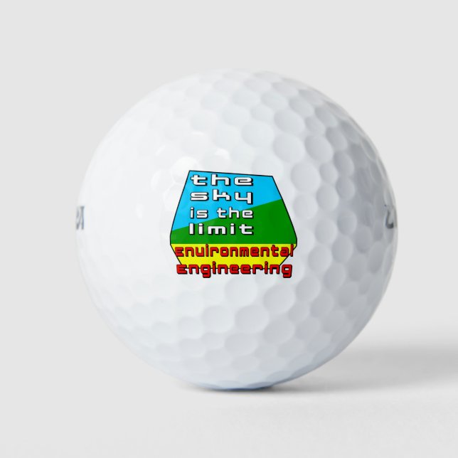 Environmental Engineering Limit Golf Balls (Front)