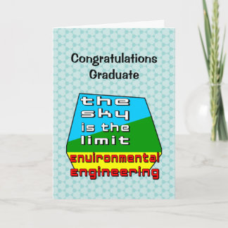 Environmental Engineering Limit Graduation Card