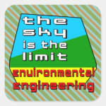 Environmental Engineering Limit Square Sticker