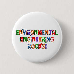 Environmental Engineering Rocks Text Button