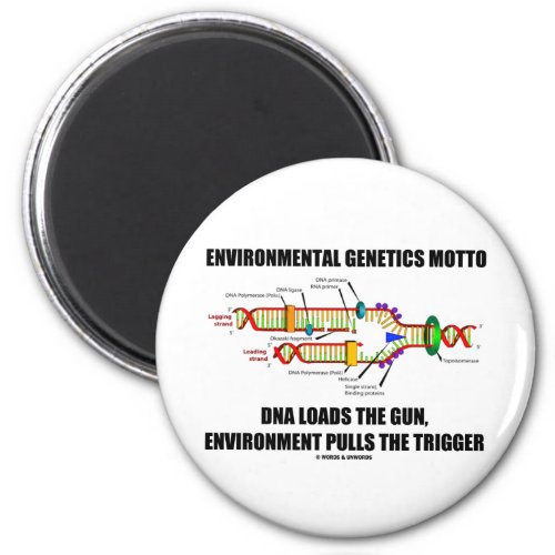 Environmental Genetics Motto DNA Loads Environment Magnet