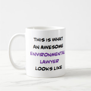 environmental lawyer, awesome coffee mug