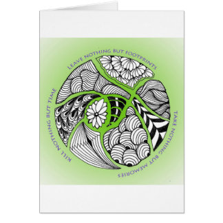 Environmental Mantra for Hikers & Mountain Climber Cards