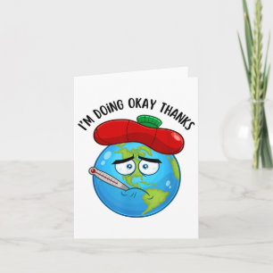 Environmental Protection 55th Earth Day Planet _4 Card