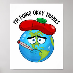 Environmental Protection 55th Earth Day Planet _4 Poster
