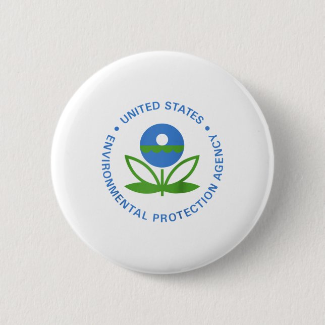 Environmental Protection Agency Epa Logo Environme Button (Front)