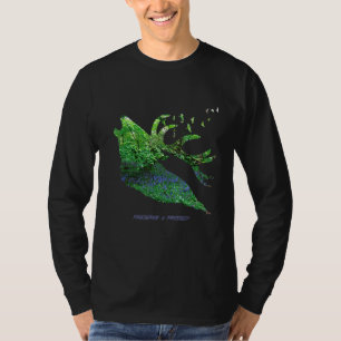Environmental protection and conservation deer flo T-Shirt