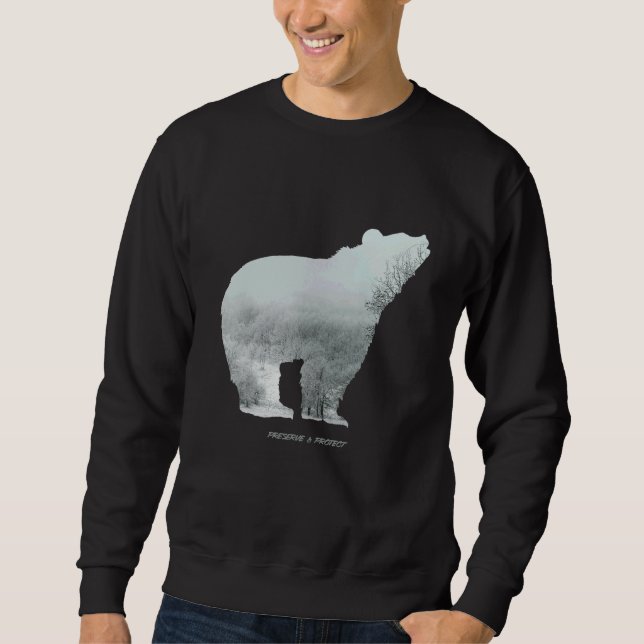 Environmental protection and nature conservation b sweatshirt (Front)