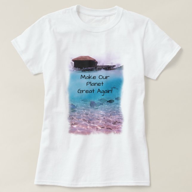 Environmental Protection Climate Change Awareness T-Shirt (Design Front)