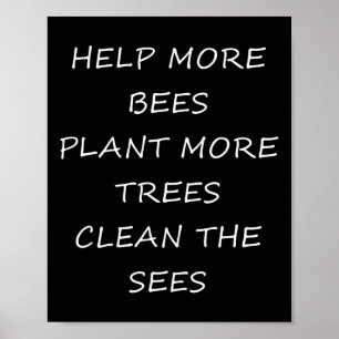 Environmental Protection - Help The Environment Lo Poster