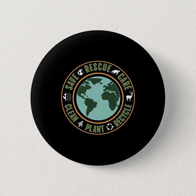 Environmental Protection, Nature Conservation, Oce Button (Front)