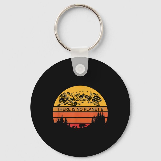 Environmental Protection Nature Earth Climate Chan Keychain (Front)