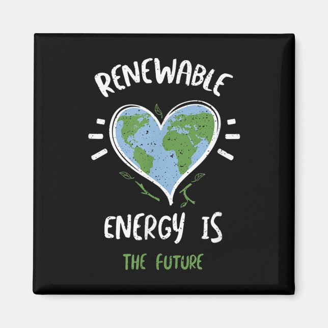 Environmental Protection_ Renewable Energy Is T... Magnet (Front)