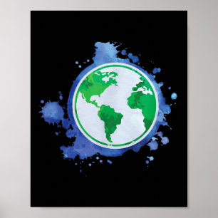 Environmental Protection Save Earth Planet Recycli Poster