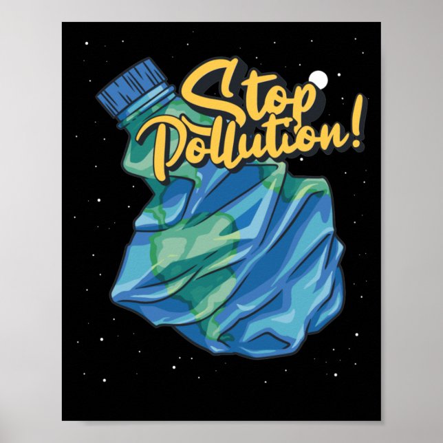 Environmental Protection, Stop Pollution Poster (Front)