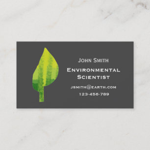 Environmental Scientist or ecologist Business Card