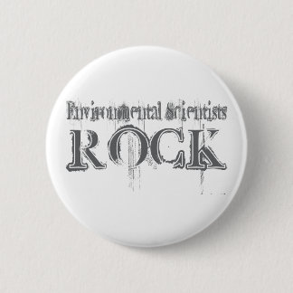 Environmental Scientists Rock Pinback Button