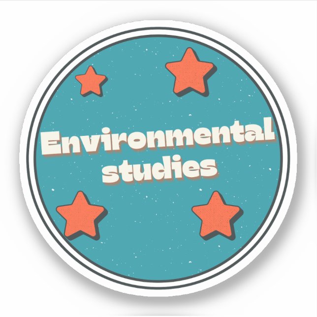 Environmental studies sticker (Front)