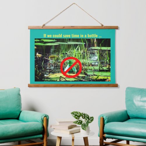 Environmental Trendy Pollution  Earth Day  Pond Hanging Tapestry