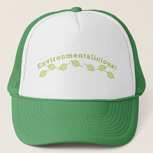Environmentalicious Trucker Hat (Front)