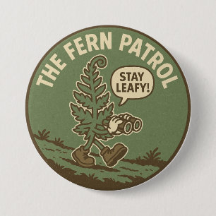 Environmentalist Plant Lover Binoculars Button