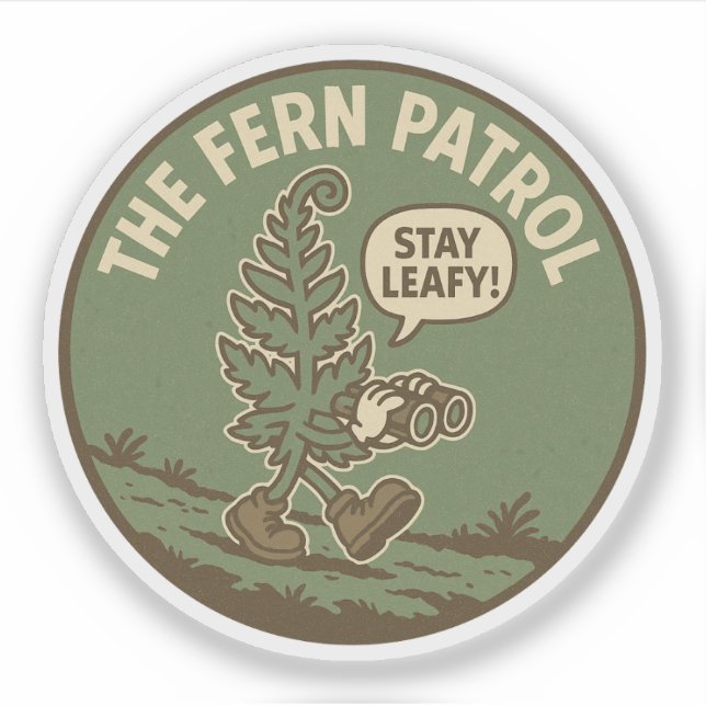 Environmentalist Plant Lover Binoculars Sticker (Front)