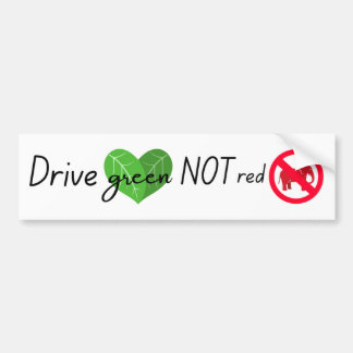 Environmentalist Tesla driver Bumper Sticker