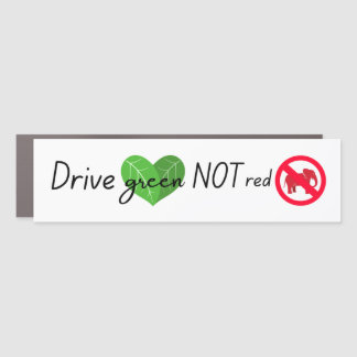 Environmentalist Tesla driver Car Magnet