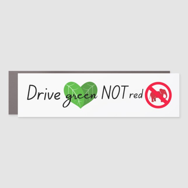 Environmentalist Tesla driver Car Magnet (Front)